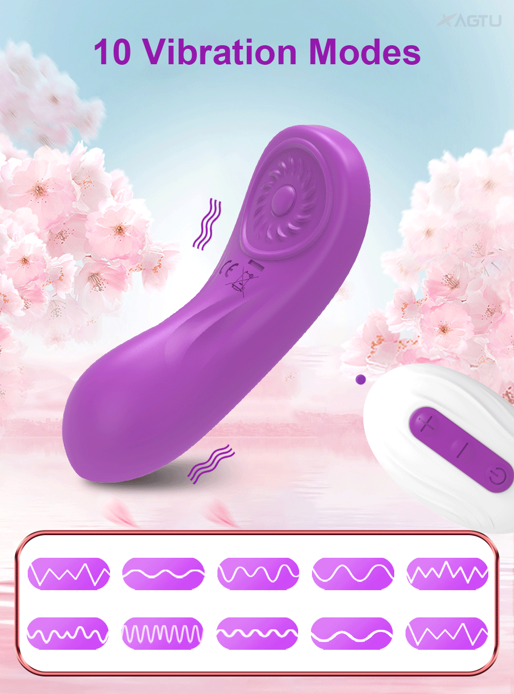 APP-Controlled Magnetic Clit Stimulator Panty for Women