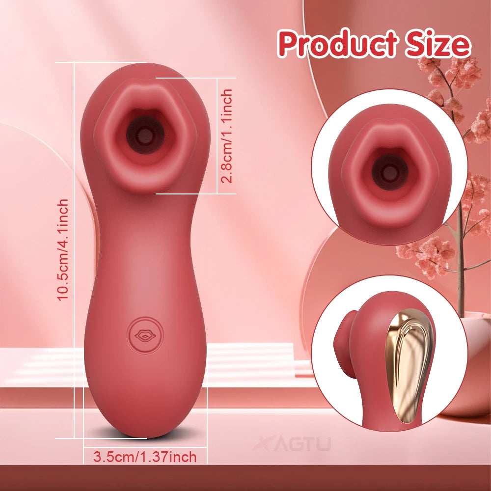 App-Controlled Clitoral Sucker with Vibration & Nipple Stimulation