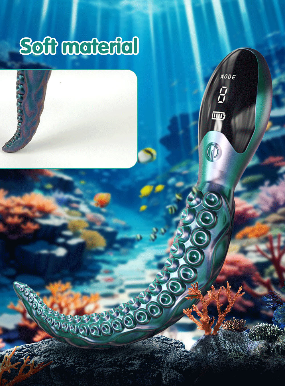 Monster Octopus Tentacle Dildo for G-Spot & Anal Play