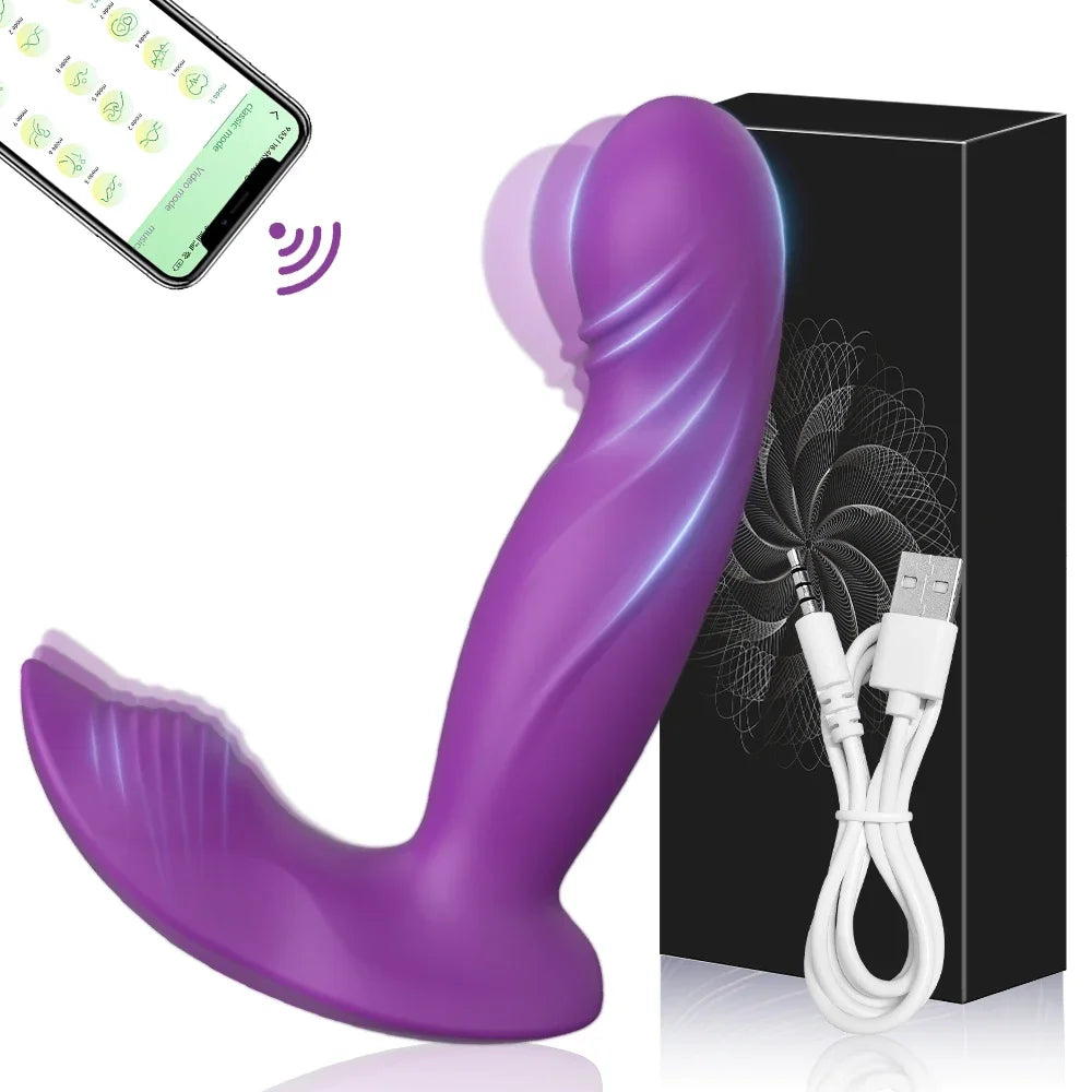 APP Panty Vibrator with Wiggle G-Spot & Clit Stimulation