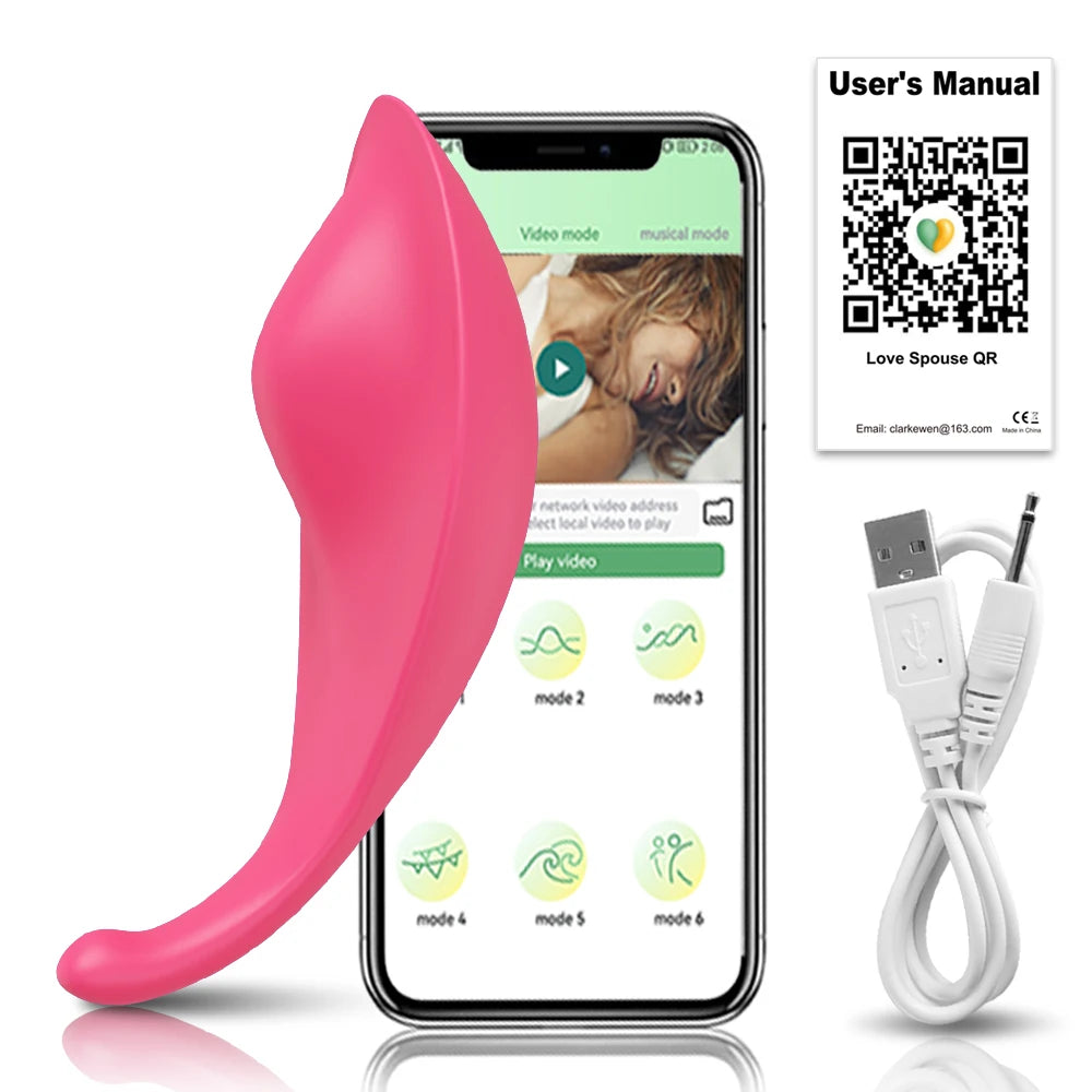 APP-Controlled Wearable Panty for Clitoral & Anal Stimulation