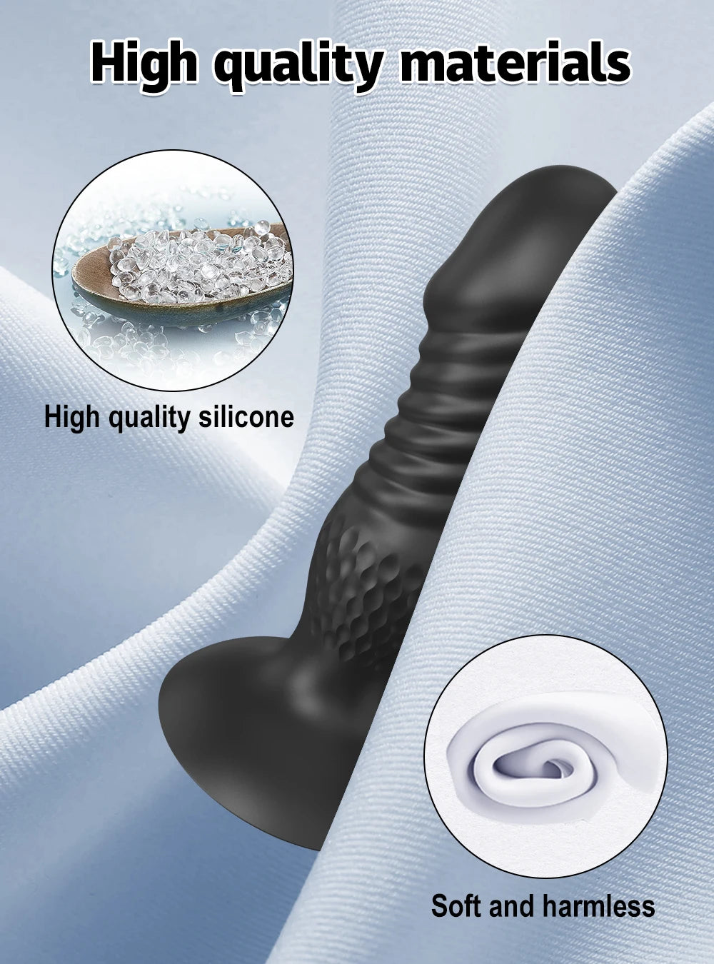 APP Controlled Thrusting Butt Plug & Telescopic Prostate Massager