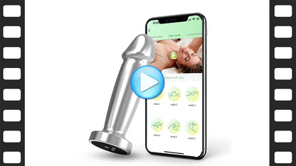 APP Controlled Butt Plug - Stainless Steel & Vibration