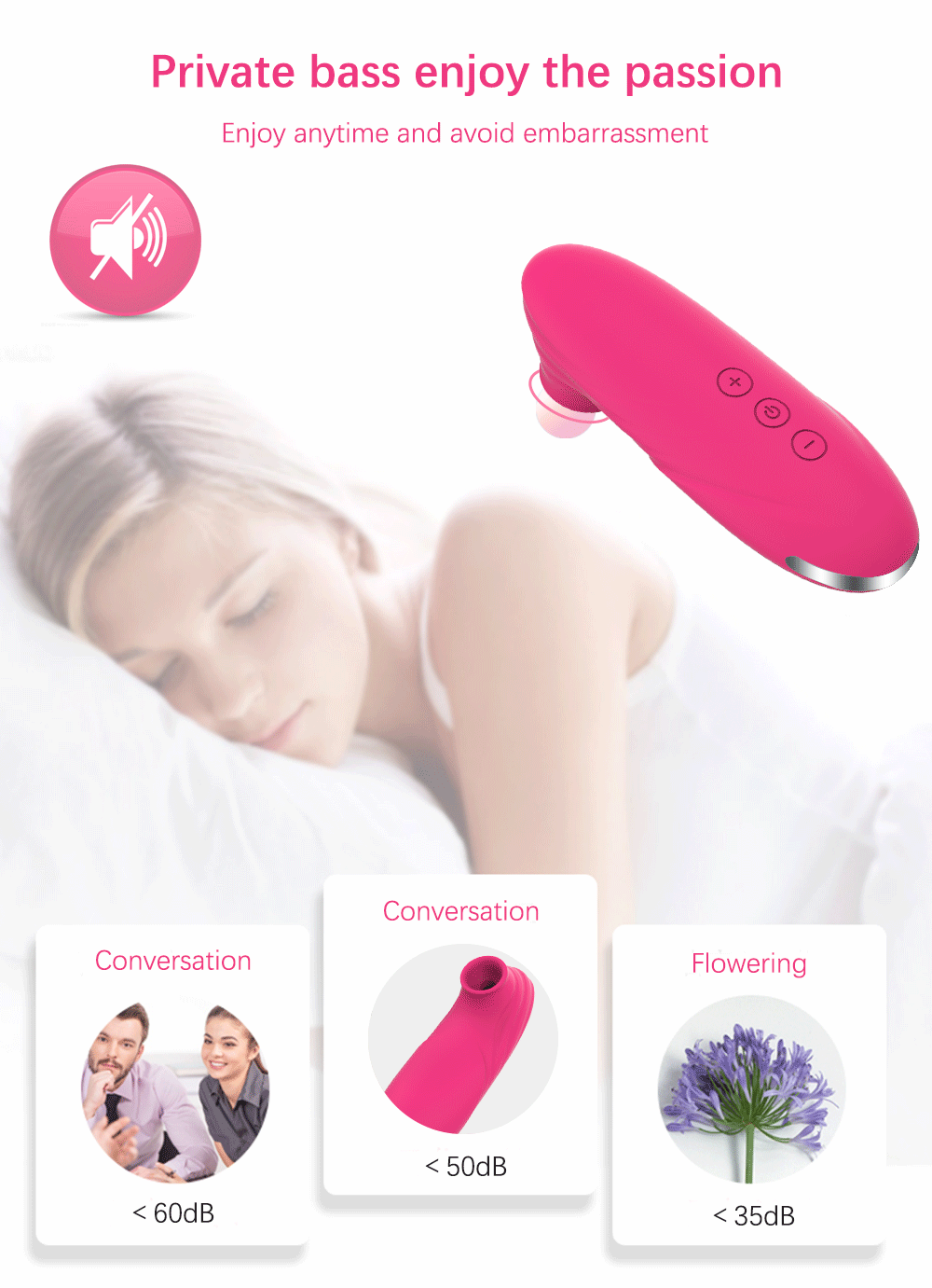 Clitoral Suction Vibrator with Nipple Stimulation