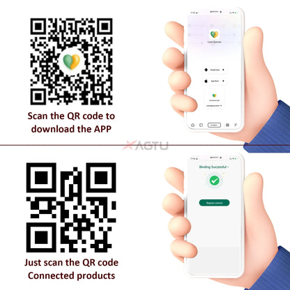 APP Control Cock Ring & Vibrating Butt Plug Prostate Massager Combo