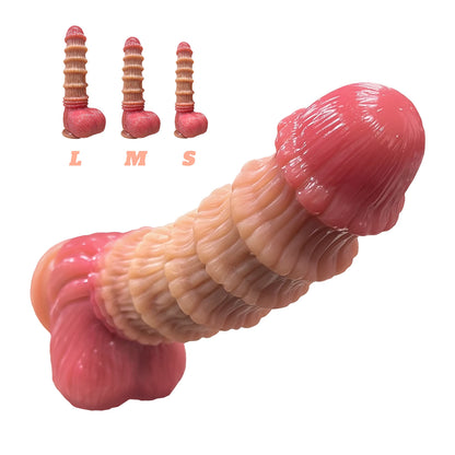 3-Size Monster Dildo Set - Large & Realistic