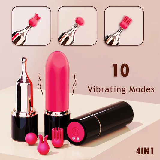 Lipstick Mini Bullet Vibrator for Clit and Nipple Stimulation