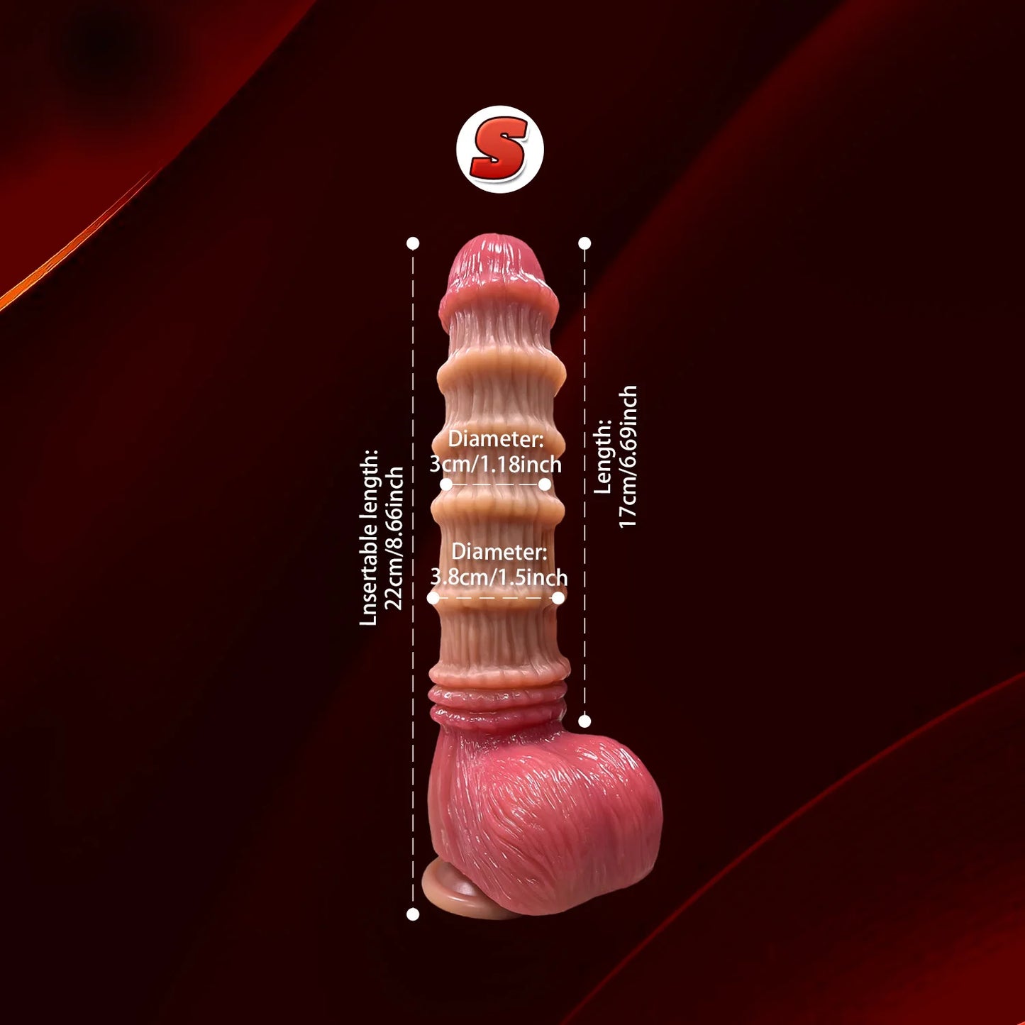 3-Size Monster Dildo Set - Large & Realistic