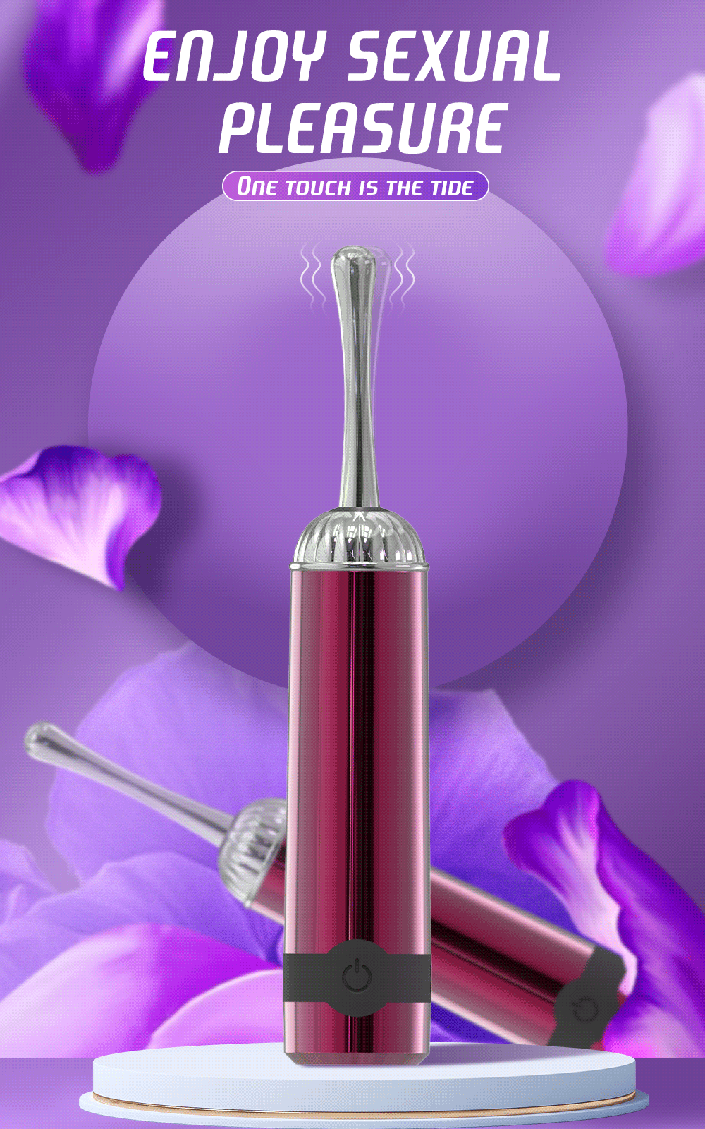 Powerful Mini Clitoral Vaginal Nipple Vibrator for Women