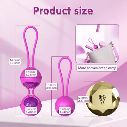 Smart Remote Geisha Kegel Balls for Vaginal Tightening
