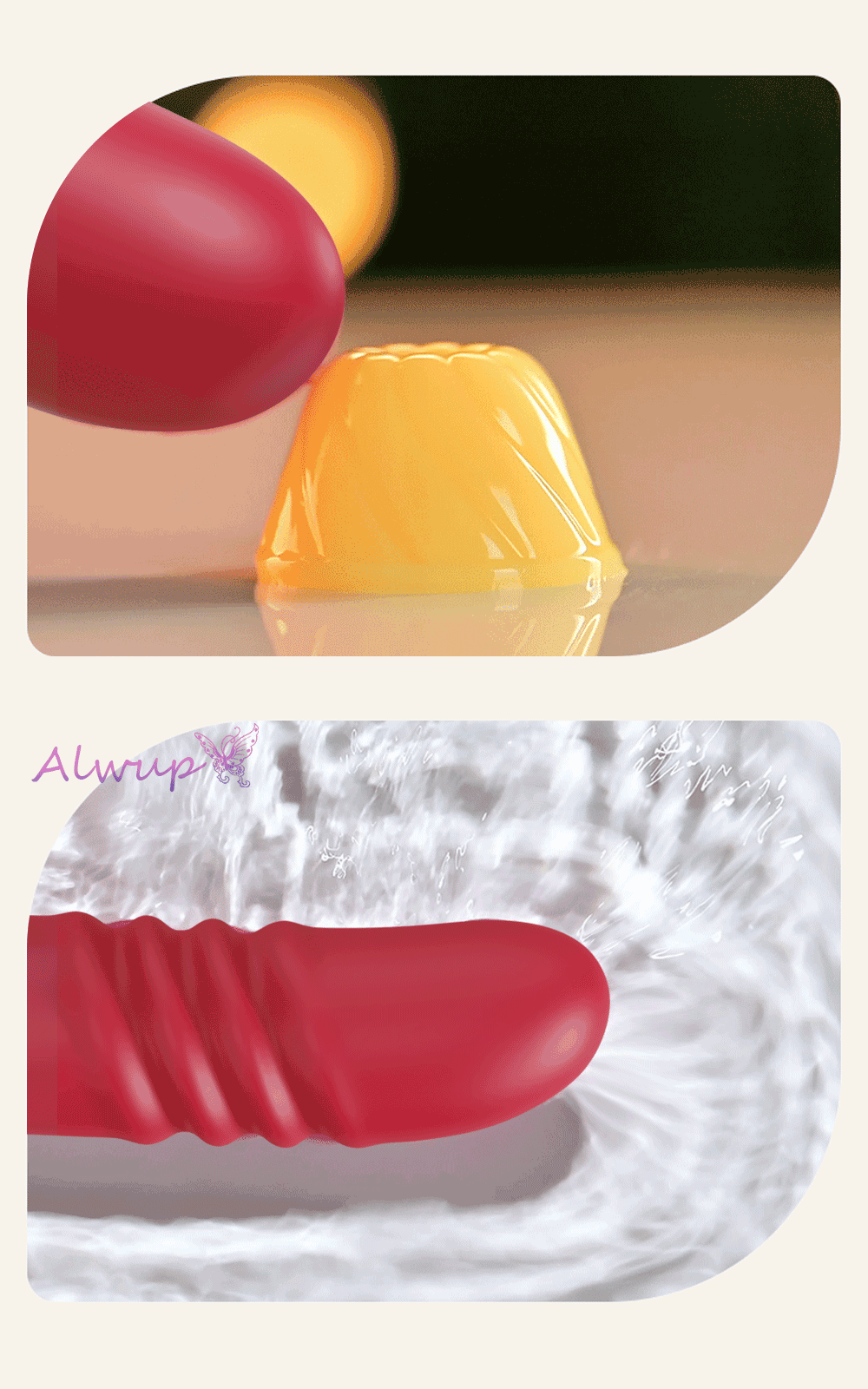 Rotating Rabbit Vibrator for G-Spot and Clitoral Stimulation