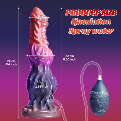 Inflatable Ovipositor Dildo - Egg-Laying Fantasy Toy for Vaginal & Anal Play
