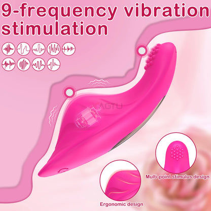 APP-Controlled Clit & Nipple Panty Vibrator for Couples