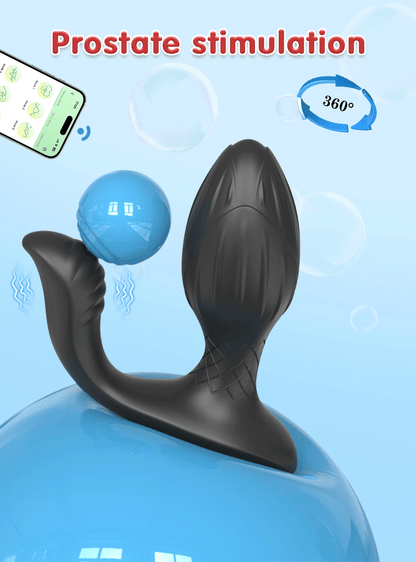 APP Control Prostate Massager with Rotation & Vibration