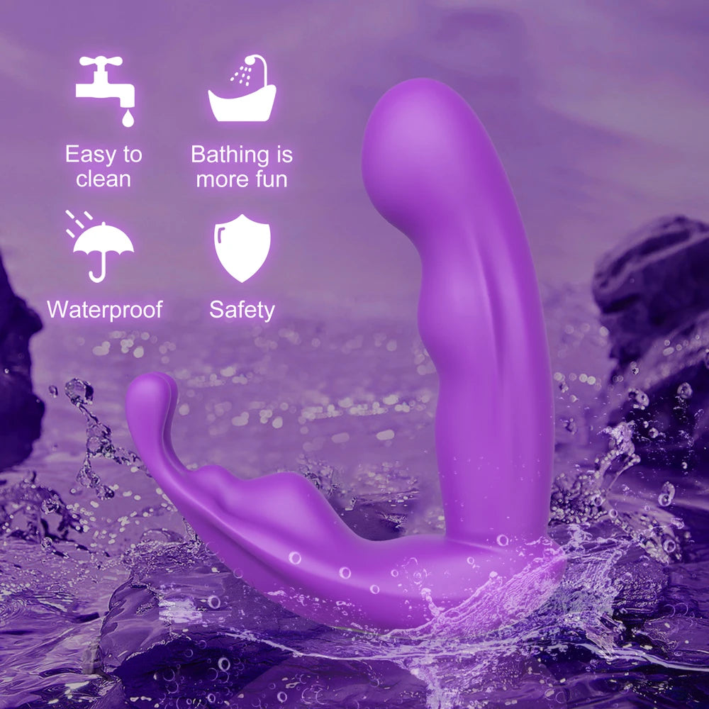 App Controll Thrusting Vibrator for G-Spot & Clit