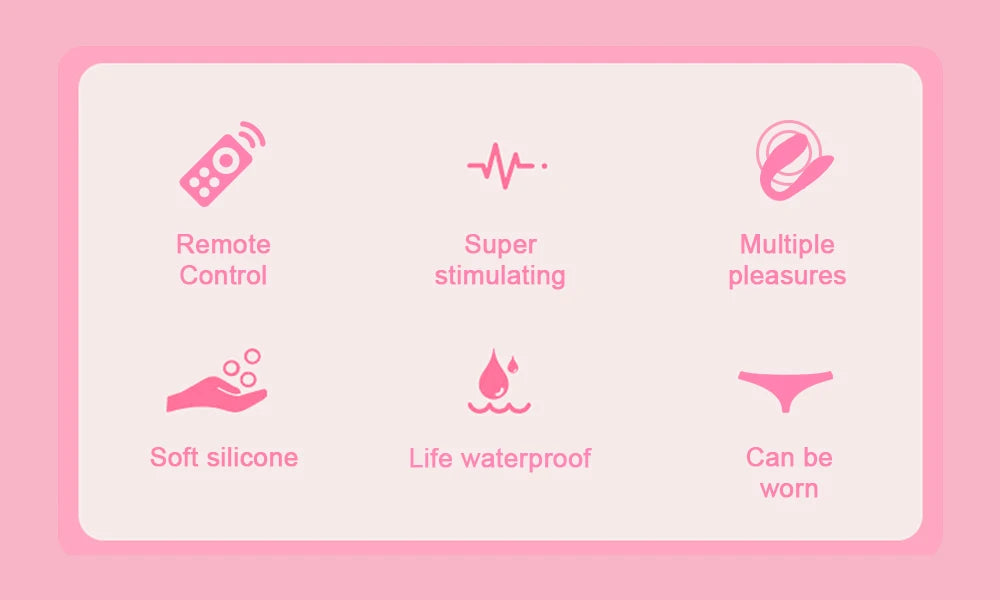 Remote G-Spot & Clitoral Vibrator Panty for Women