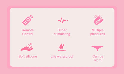 Remote G-Spot & Clitoral Vibrator Panty for Women