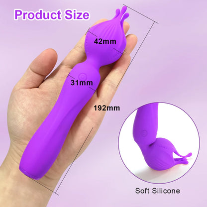 Wiggle Motion Vibrator for Clitoral & Nipple Stimulation