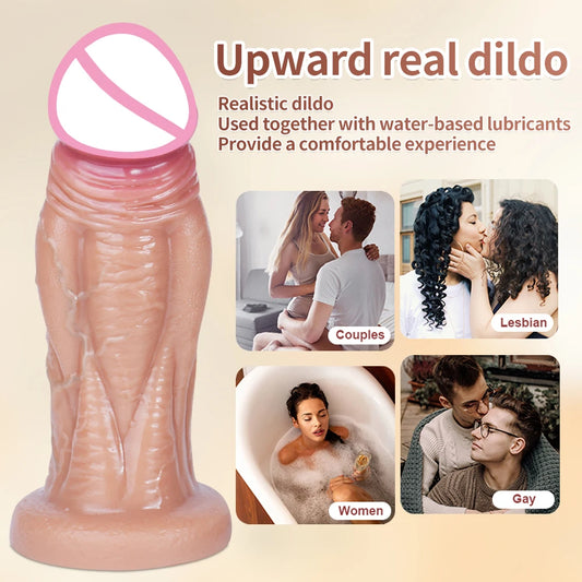 Huge Realistic Dildo for Double Penetration
