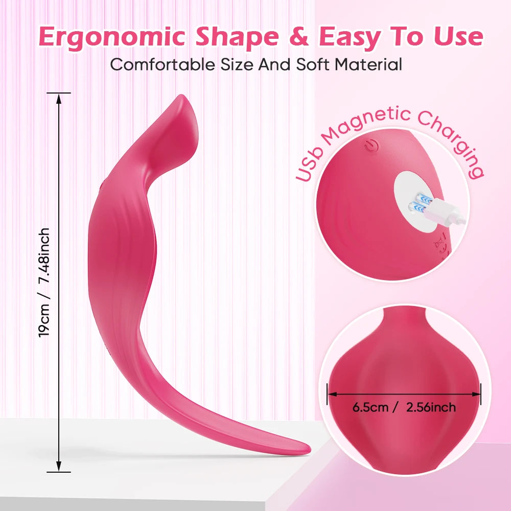 APP-Controlled Wearable Panty for Clitoral & Anal Stimulation