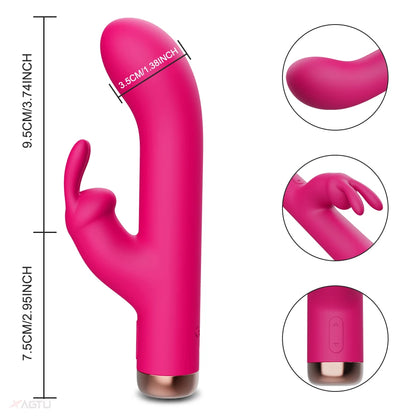 10-Speed Rabbit Vibrator: G-Spot & Clitoris Stimulator
