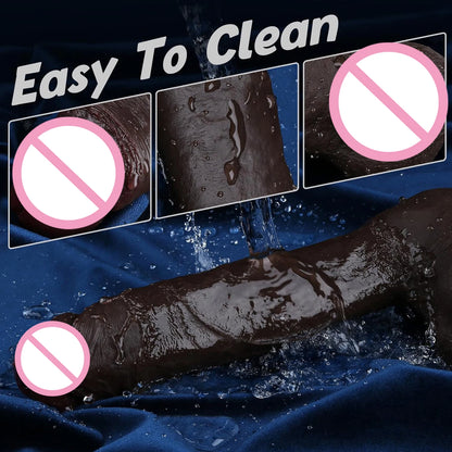 Realistic Skin-Feel Huge Soft Dildo for Strapon