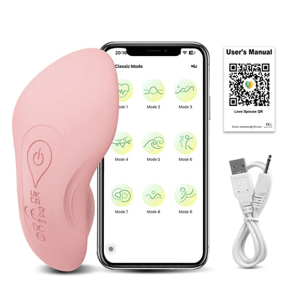 Wearable APP-Controlled Clit Vibrator for Couples & Solo Play