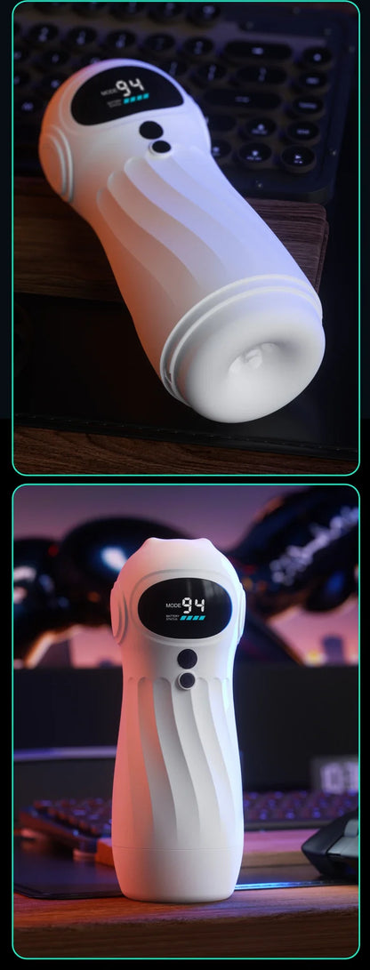 Automatic Sucker Male Masturbator with 9 Vibration & 4 Suction Modes