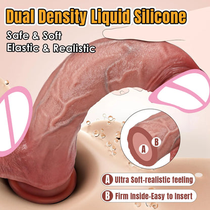 Super Realistic Thick Dildo with Strong Suction Cup