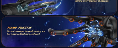 Electric Penis Vibrator with 9 Modes & Delay Training