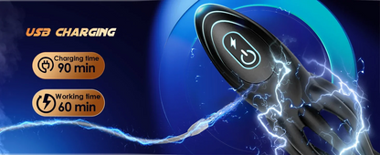 Electric Penis Vibrator with 9 Modes & Delay Training