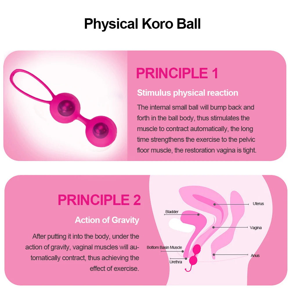 Smart Remote Geisha Kegel Balls for Vaginal Tightening