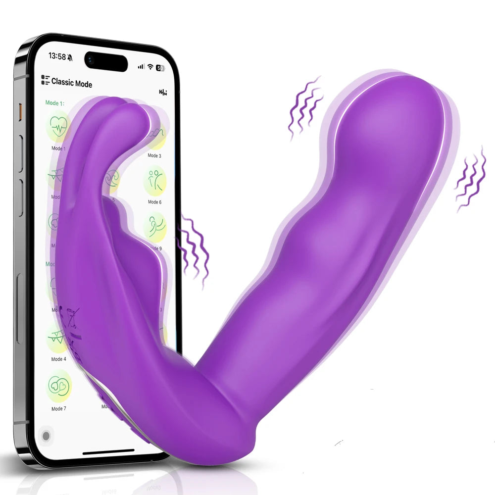 APP-Controlled Rabbit Wearable Vibrator for Hands-Free Play
