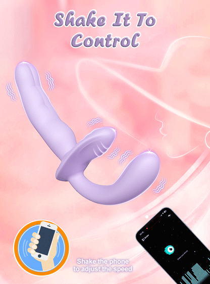 APP-Controlled 2-in-1 Wearable Dildo for G-Spot & Clit
