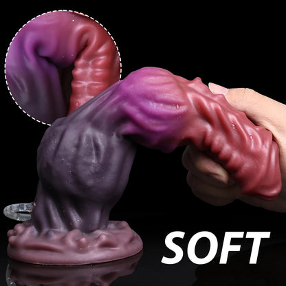 Realistic Knotted Dildo - Ejaculating Inflatable Anal Toy