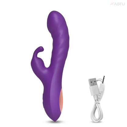 Powerful 2-in-1 Rabbit Vibrator for Clit and G-Spot