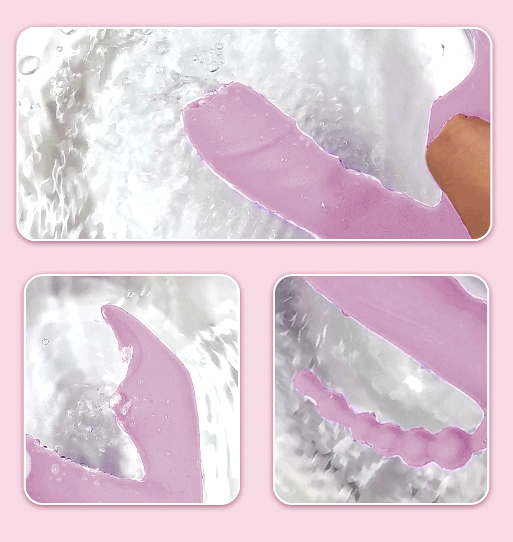 Bluetooth APP-Controlled 3-in-1 Dildo & Clit Sucker