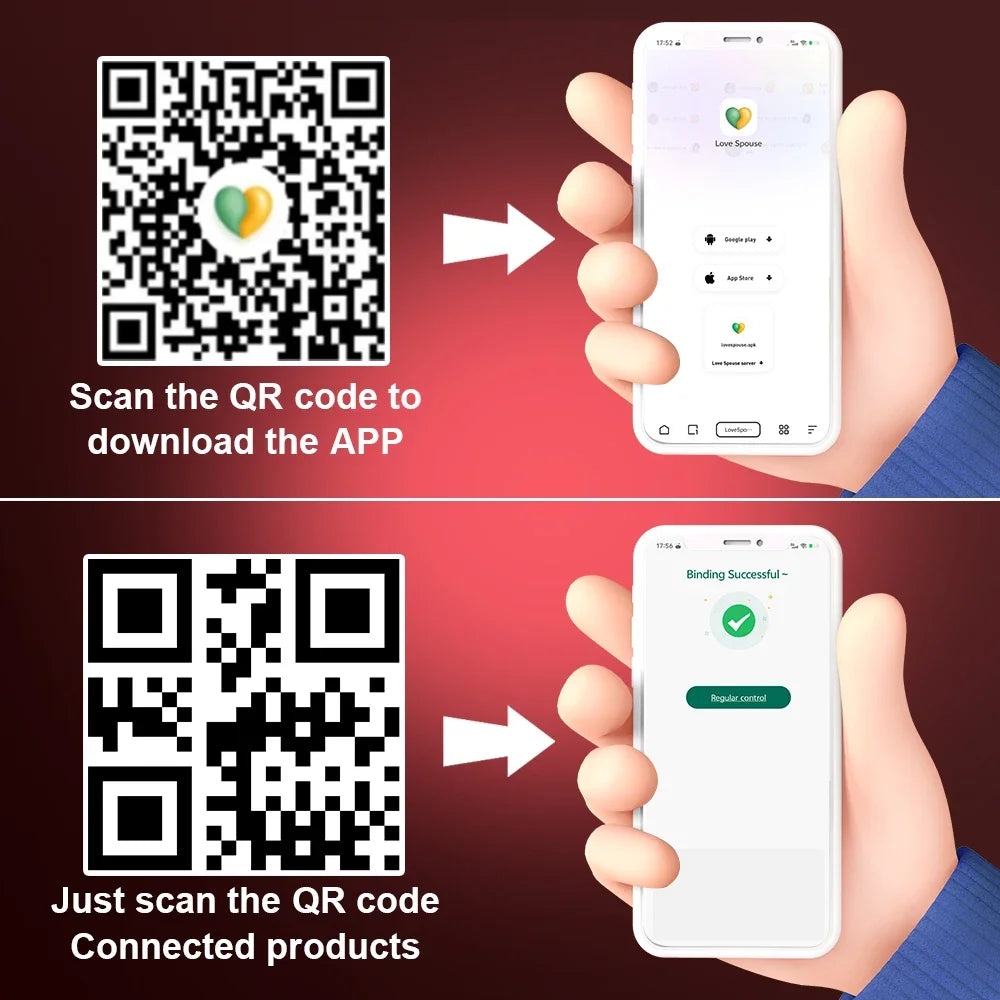 360° Rotation APP Butt Plug with LED & Wiggle Prostate Massager