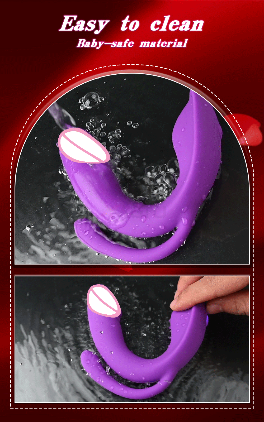 APP-Controlled Wearable Panty for G-Spot & Clitoral Stimulation