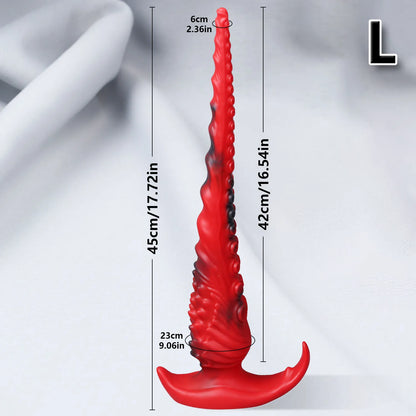 Long Tentacle Dildo Butt Plug - Monster Octopus for Anal & Vaginal Stimulation