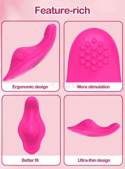 APP-Controlled Clit & Nipple Panty Vibrator for Couples