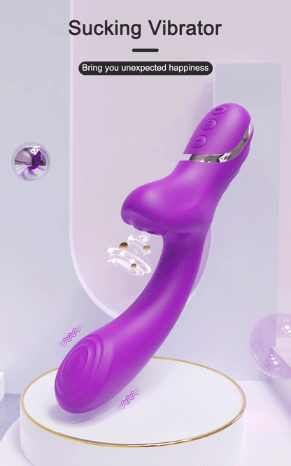 20-Speed Clit Sucker with G-Spot Vibration & Stimulation