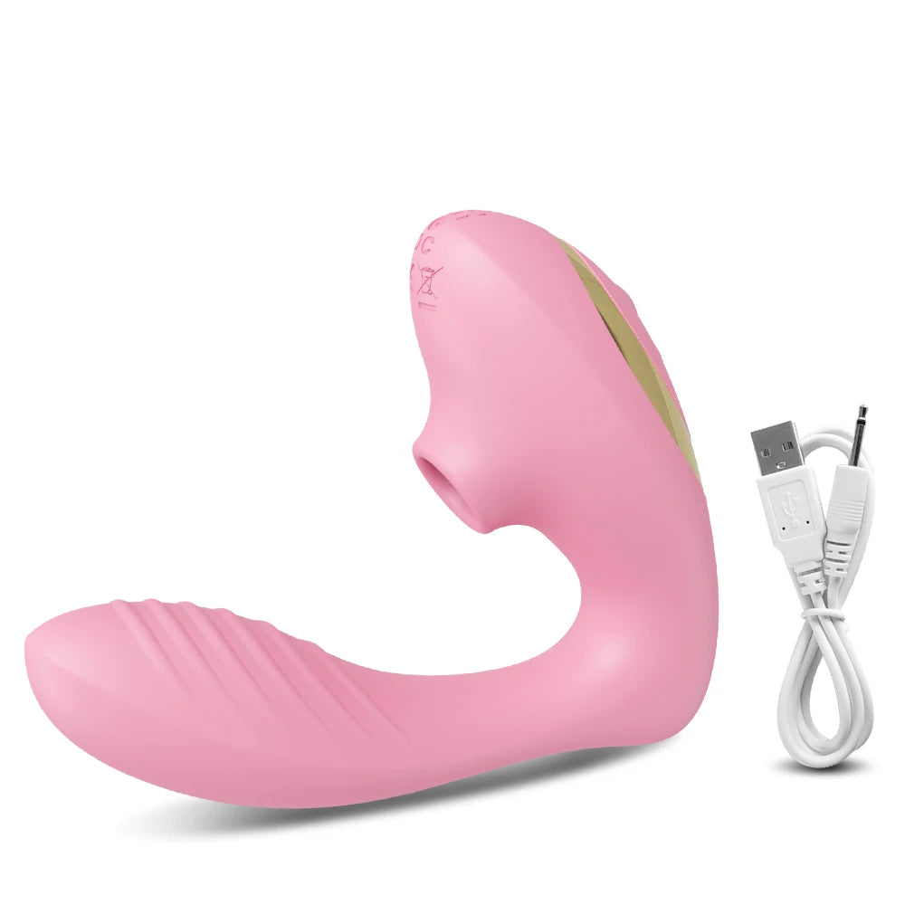 Dual-Action Clit Sucker and G-Spot Vibrator