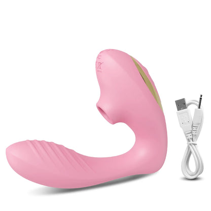 Dual-Action Clit Sucker and G-Spot Vibrator