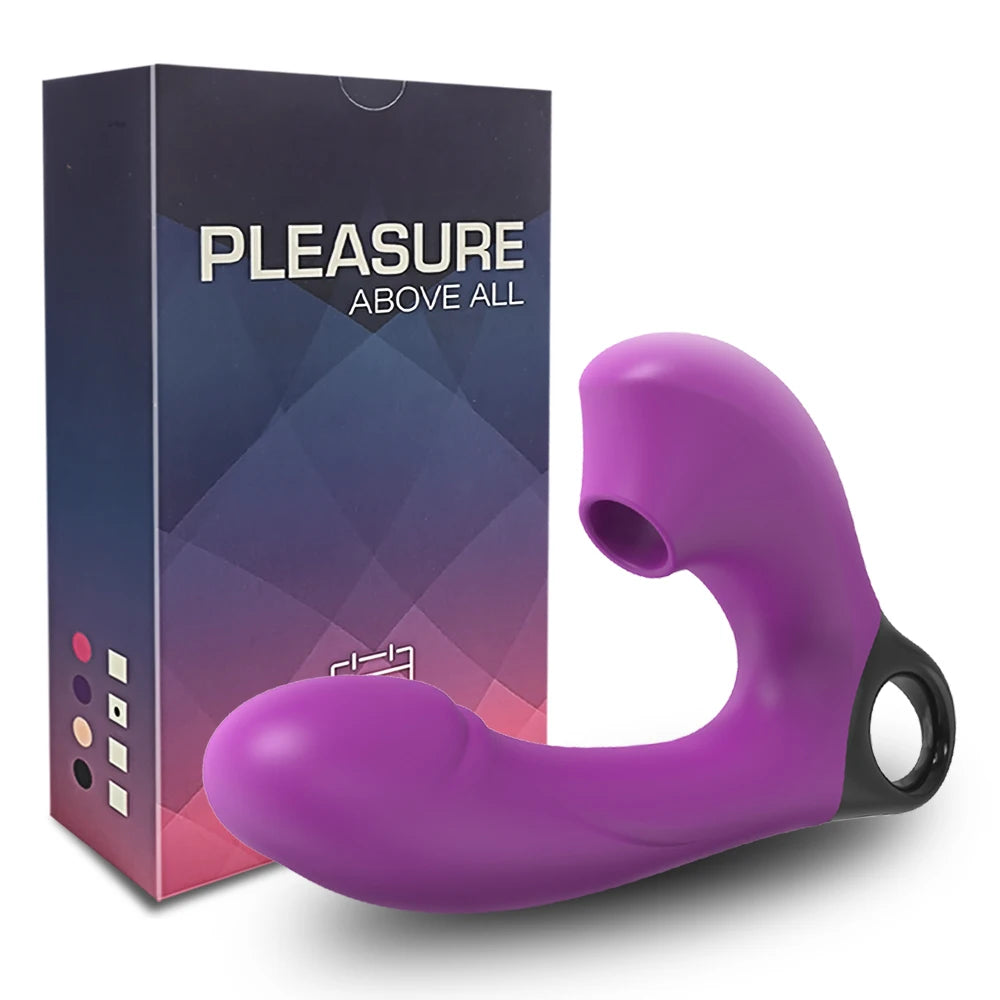Dual-Action Clit Sucker and G-Spot Vibrator