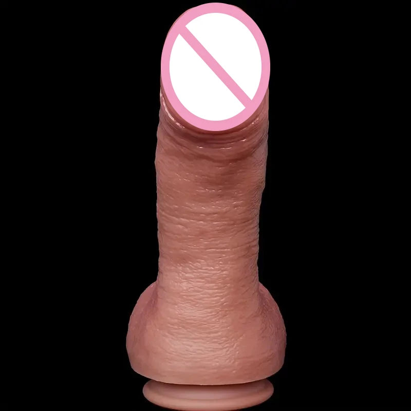 Big Realistic Hardness Dildo with Butt Plug