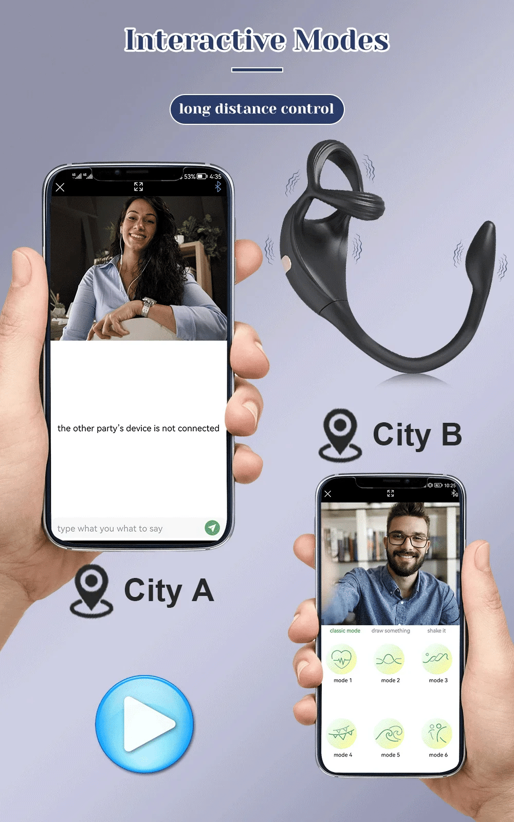 APP Control Beginner Prostate Massager & Vibrating Butt Plug Cock Ring