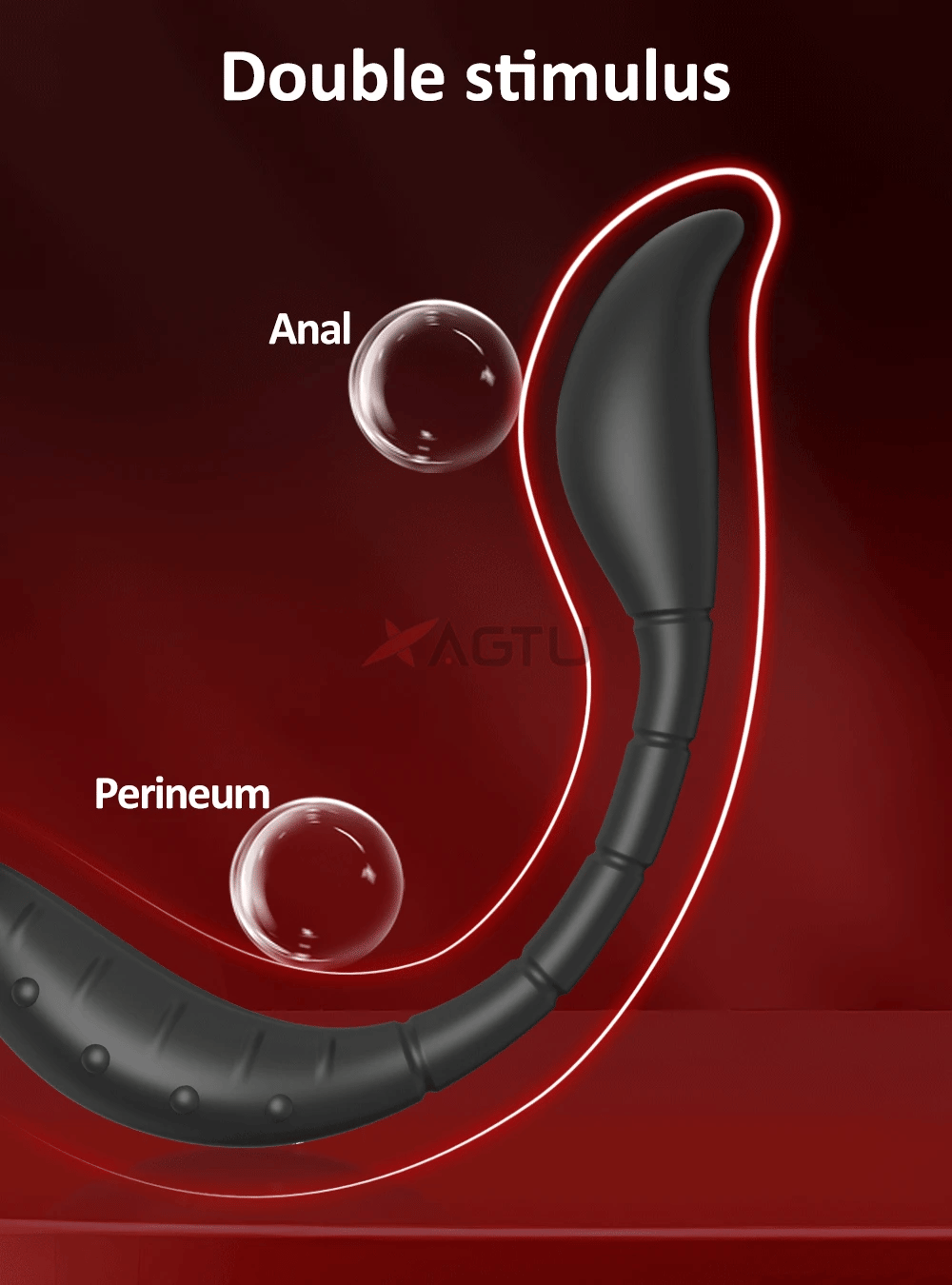 APP Control Cock Ring & Vibrating Butt Plug Prostate Massager Combo