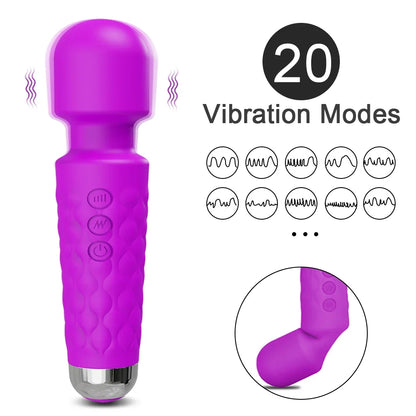 Wand Vibrator for Clitoral Breast & Nipple Massage