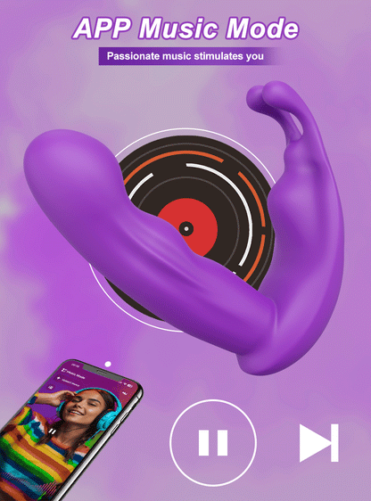 APP-Controlled Rabbit Panty Vibrator for G-Spot & Clit